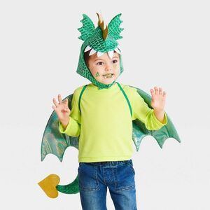 Hyde and EEK Toddler Green Dragon Costume OS ages 2-5